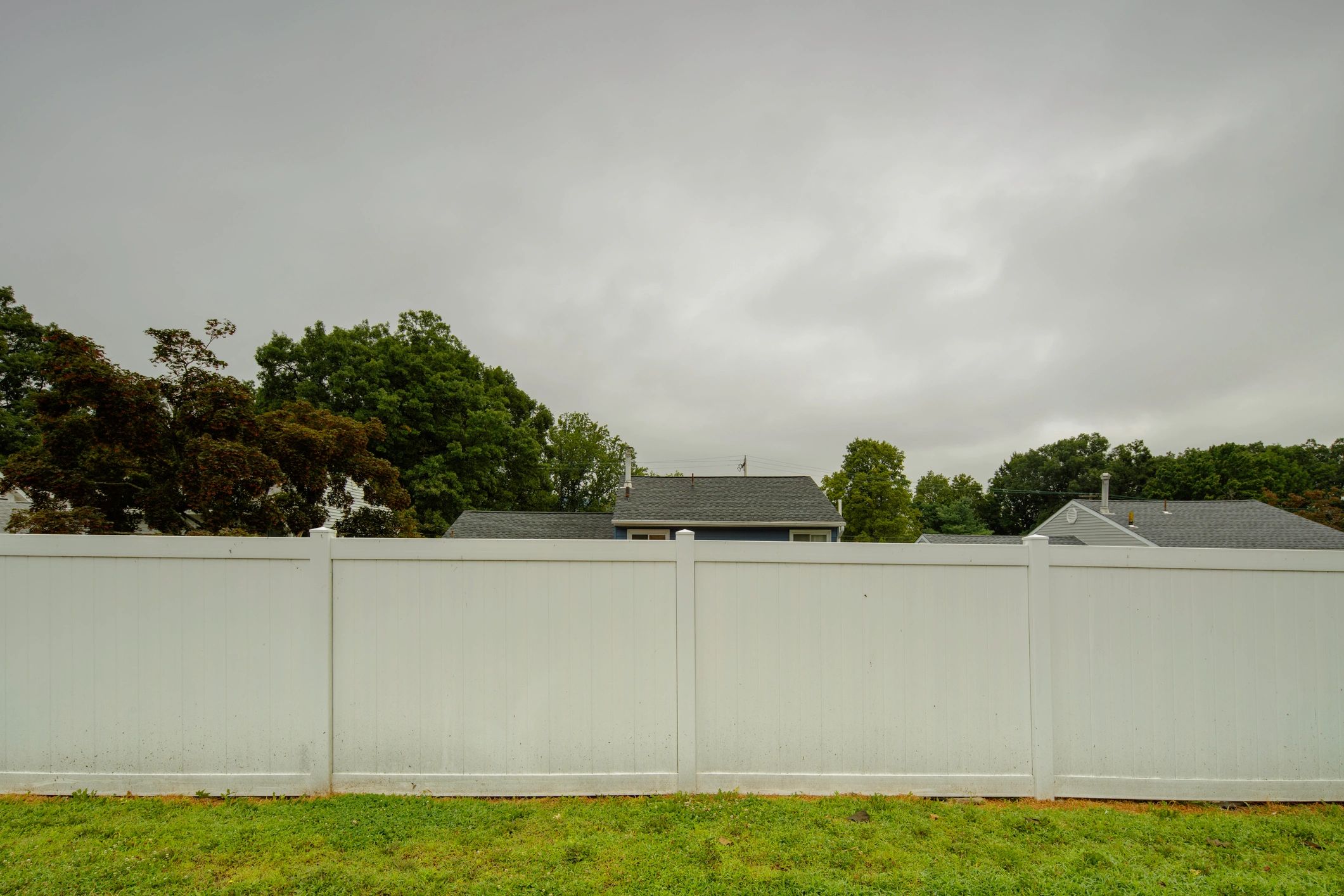 Clean residential fence in Austin TX
